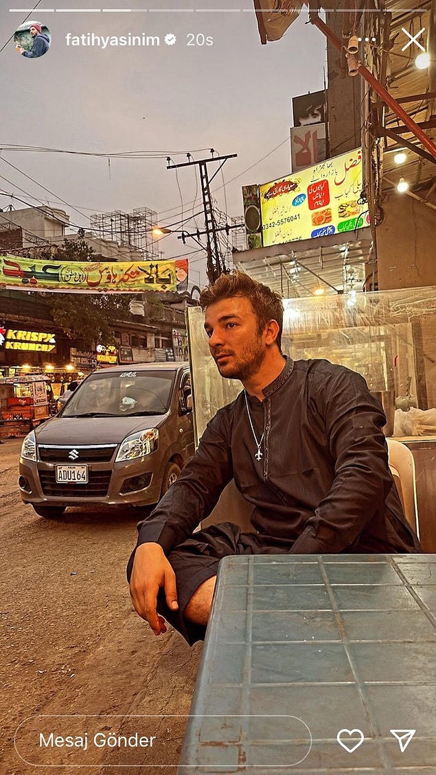 Grubun üyelerinden Fatih Yasin'in attığı story ise ekibin Pakistan'da bir video çekme hazırlığında olduğunu gösteriyor.