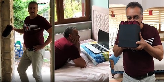 Kızının Taklidini Yaparken Kendisini Role Fazla Kaptıran Yetenek Abidesi Babanın Aşırı Eğlendiği Anlar