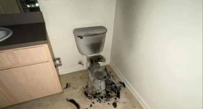 Hayatta Her Şey Mümkün: Klozete Yıldırım Düştü