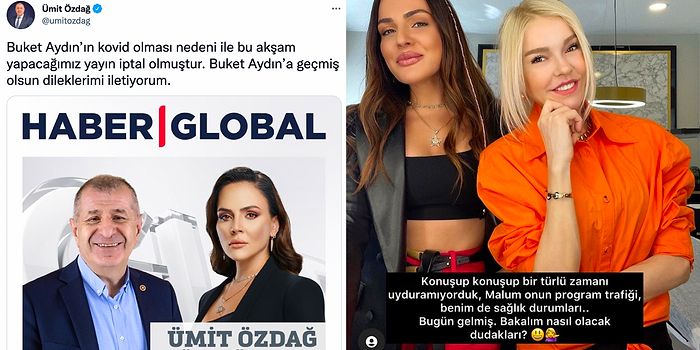 Ümit Özdağ ile Yapacağı Programı Covid Nedeniyle İptal Eden Buket Aydın'ın Estetikçisine Gittiği İddia Edildi