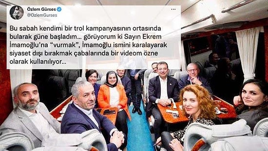 Özlem Gürses'ten Yeni Açıklama: 'Kendimi Bi Troll Kampanyası Ortasında Bularak Güne Başladım'