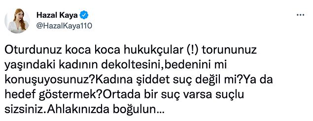 Melis Sezen'i Kıyafeti Üzerinden Hedef Gösteren Eski MHP'li Vekil Ahmet Çakar'a Hazal Kaya'dan Sert Tepki