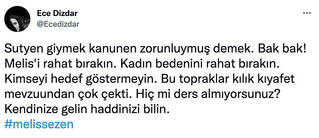 Melis Sezen'i Kıyafeti Üzerinden Hedef Gösteren Eski MHP'li Vekil Ahmet Çakar'a Hazal Kaya'dan Sert Tepki