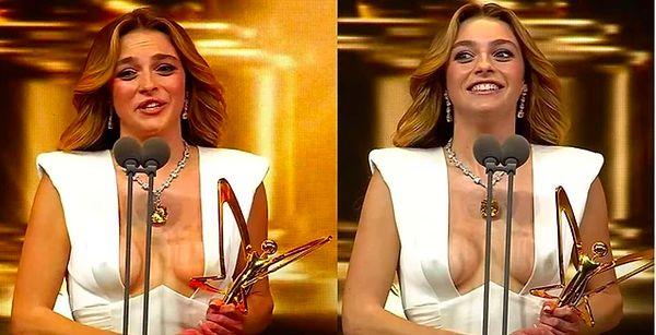 Genç oyuncu Melis Sezen aylar önce düzenlenen bir ödül töreninde beyaz elbisesiyle damga vurmuş, ödül konuşması ise viral olmuştu.