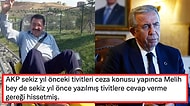 Yine Bir Şeyler Deniyor! Melih Gökçek Mansur Yavaş'ın 2014 Yılında Attığı Tweet'e 2022'de Cevap Verdi