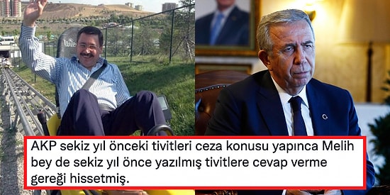Yine Bir Şeyler Deniyor! Melih Gökçek Mansur Yavaş'ın 2014 Yılında Attığı Tweet'e 2022'de Cevap Verdi