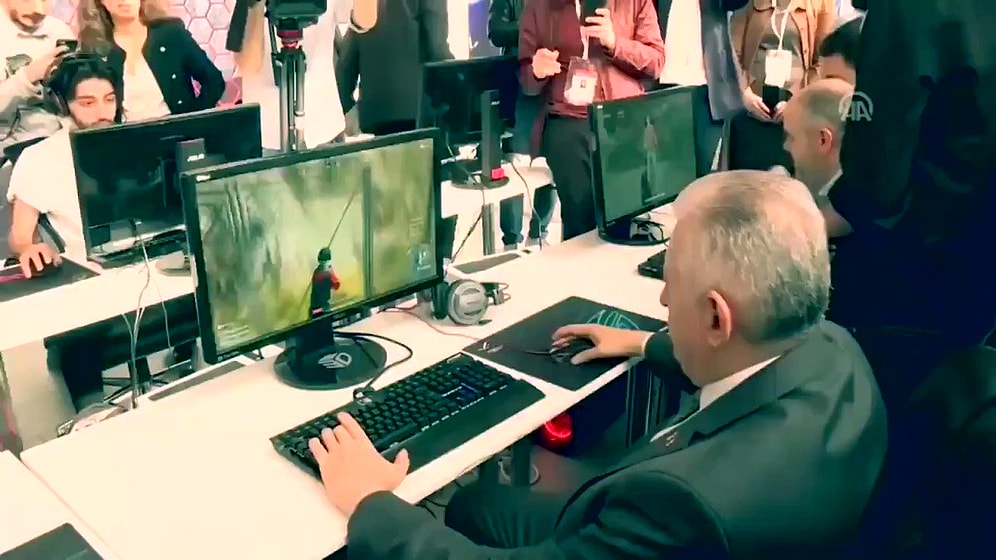 Binali Yıldırım Anaokulu Açılışında Konuştu: 'Bize Bilgisayarı, İnterneti Öğreteceksiniz'