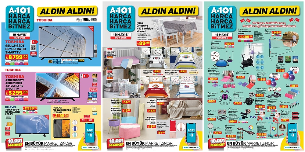 19 Mayıs 2022 A101 Aldın Aldın Kataloğu
