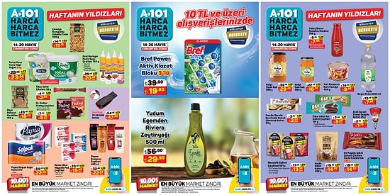 14 - 20 Mayıs 2022 A101 Haftanın Yıldızları Kataloğu