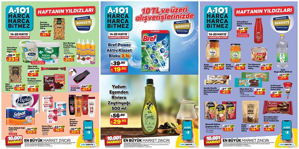 14 - 20 Mayıs 2022 A101 Haftanın Yıldızları Kataloğu