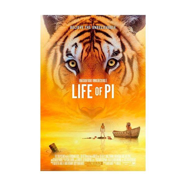 3. Life of Pi / Pi'nin Yaşamı (2012) - IMDb: 7.9
