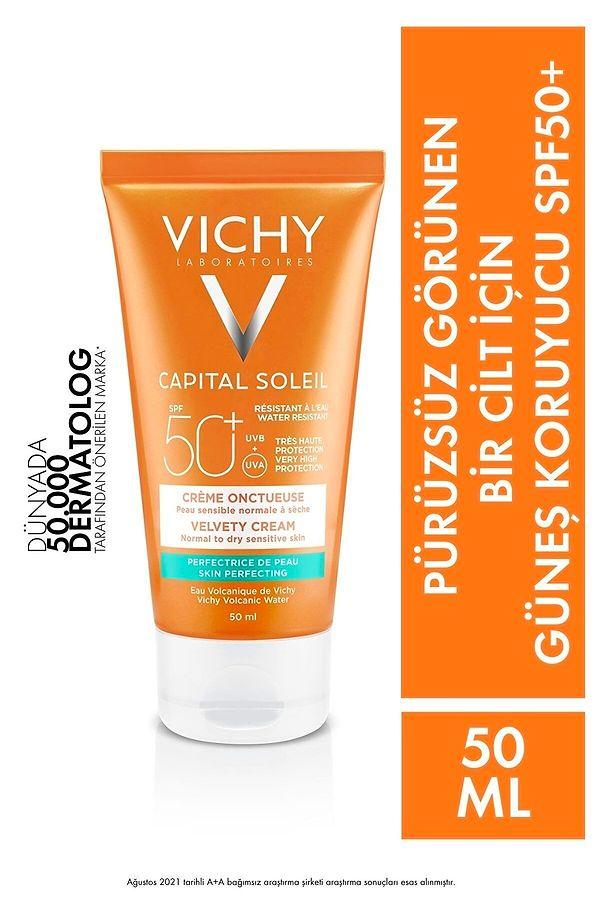2. Vichy Capital Soleil Velvety Cream