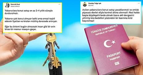 Yabancılara Türkiye'den Konut Satışı Yasaklanmalı mı? Yabancıların Ev Alması Twitter'da Gündem Yarattı