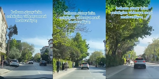 Radyoda Çalan Şarkıya Kendisini Fazla Kaptıran Babanın, Oğlunun Çektiği Story'e Katkıda Bulunduğu Anlar