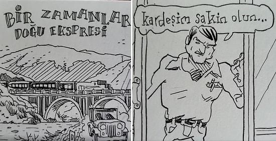 Sivaslı Seyfettin Güven'in Doğu Ekspresi'nde Askerden Yediği Dayak Hikayesine Emrah Ablak Dokunuşu