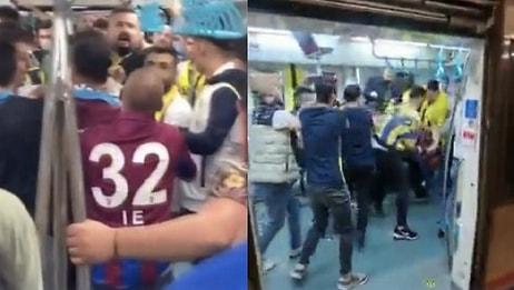 Marmaray’da Fenerbahçe ile Trabzonspor Taraftarları Kavga Etti: 3 Trabzonspor Taraftarı Zor Kurtuldu