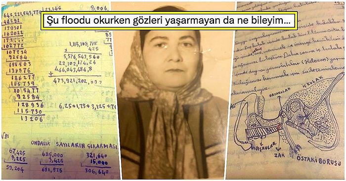 1940'lı Yıllarda İlkokul Okuyan Zehra Teyzenin Ders Notlarını Görünce Biraz Cahil Gibi Hissedebilirsiniz!