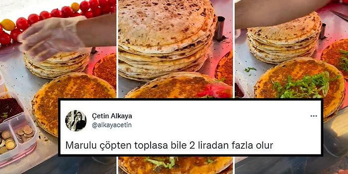 2 TL'ye Lahmacun Yiyen ve 'Kriz Yok Keriz Çok' Diyen Kullanıcıya Gelen Tokat Gibi Cevaplar