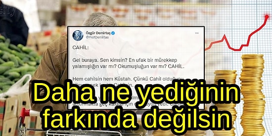 Özgür Demirtaş, Takipçisine İlber Ortaylı Tadında Cevap Verdi: Cahilsin, Yazık Sana!