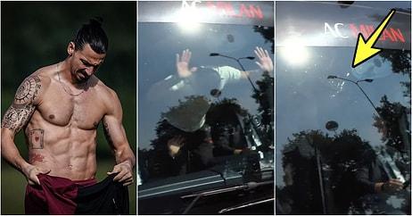 Sen İnsan Değilsin Zlatan! Ibrahimovic'in Sadece Dokunarak Yanlışlıkla Takım Otobüsünün Camını Kırdığı Anlar