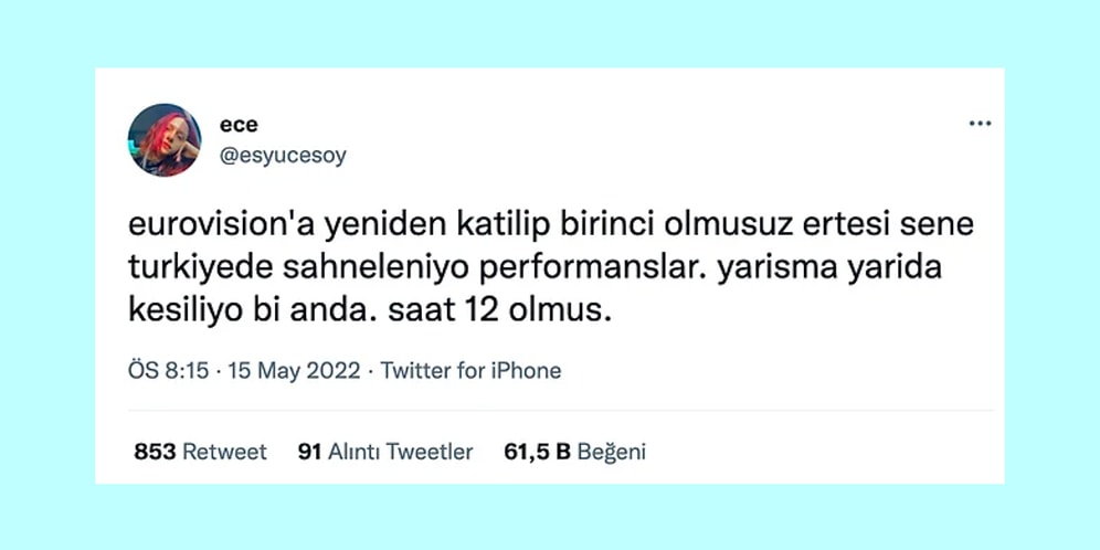 Eurovision Hayallerimizin Yasaklara Takılmasından 2 Liraya Satılan Lahmacuna Son 24 Saatin Viral Tweetleri