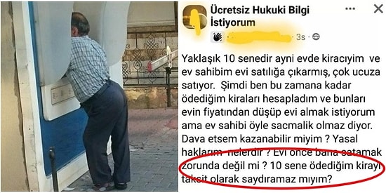Ödediği Kiraları Fiyattan Düşüp Evi Satın Almak İsteyen Sivri Zekalı Kiracının Beyin Yakan Sorusu