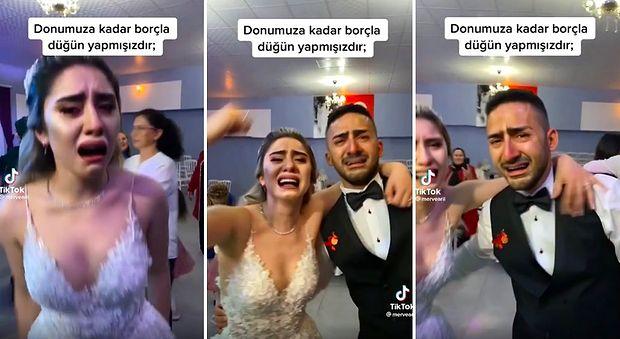 Son Dönemin Popüler Akımı 'Üzgün Surat Efekti'ni Düğün Videolarına Yapan Çiftin Aşırı Komik Anları