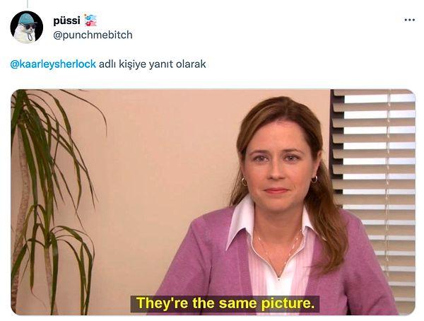 "Aynı fotoğraflar."