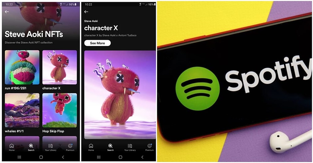 Spotify'a NFT'lerin Sergilendiği Özel Bir Bölüm Eklendi! Sanatçılar Profillerinde NFT'lerini Tanıtabilecek