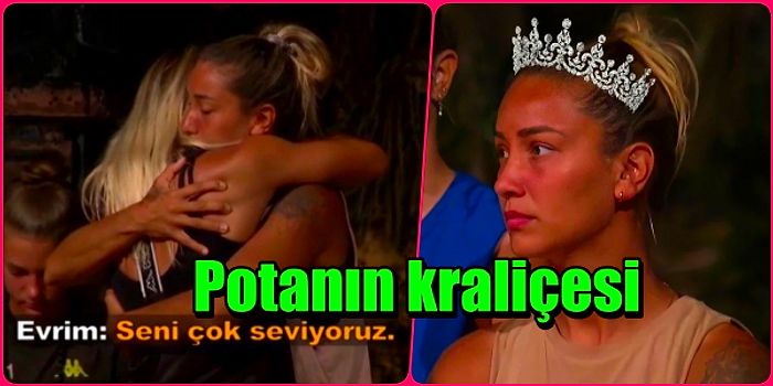 Potanın Kraliçesi Diyebilir miyiz? Evrim Survivor All Star'da Tam 12 Kez Potadan Çıkmayı Başardı!