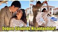 Güzel Oyuncu Ebru Şahin, Basketbolcu Sevgilisi Cedi Osman ile Doğum Gününde Nişanlandı!