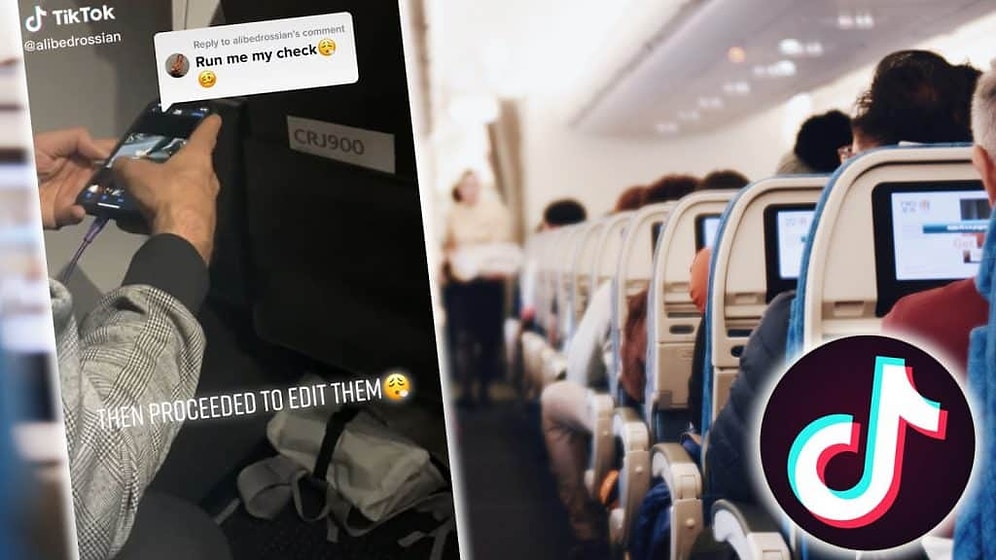 Uçakta Yanında Oturan Erkek Tarafından Ayaklarının Fotoğrafı Çekilen Kadın, Tacizcisini İfşa Etti
