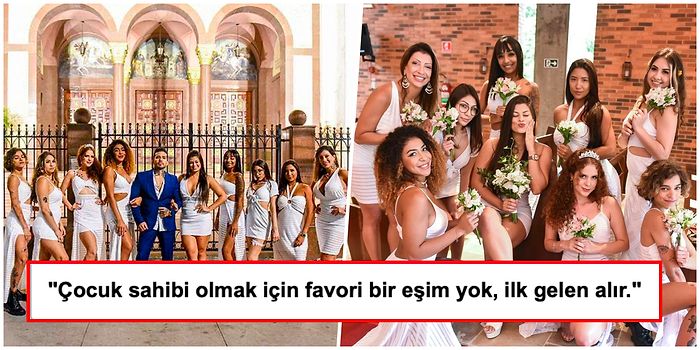 "Çok Eşliliği Savunacağız" Diyerek 9 Kadınla Evli Olan Brezilyalı Modelin Beyin Yakan Çocuk Yapma Planı