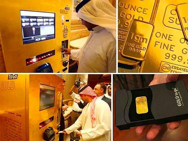 5. "Dubai'de altın otomatları var!"