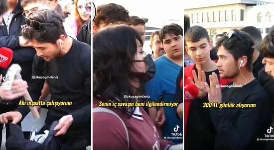 İnşaatta Çalıştığını Söyleyen Afgan'a Gençten Cevap: 'Senin İç Savaşın Benim Ülkemi İlgilendirmiyor'