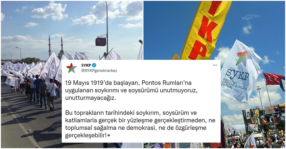 Sosyalist Yeniden Kuruluş Partisi'nin Attığı 19 Mayıs Tweeti Tepkilere Neden Oldu