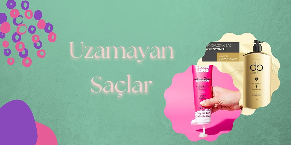 Yavaş Uzayan Saçlara Son! Hızlı Bir Sonuç Almak İsteyenlere Etkili Saç Bakım Ürünleri