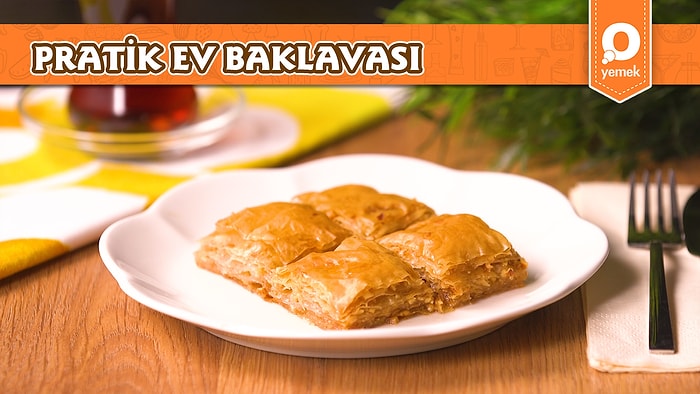 Evde Pratik Ev Baklavası Nasıl Yapılır?