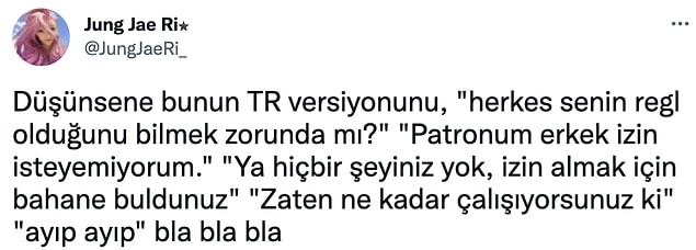 Ülkemizde regl olmak bir grup tarafından ayıplanıyorken...