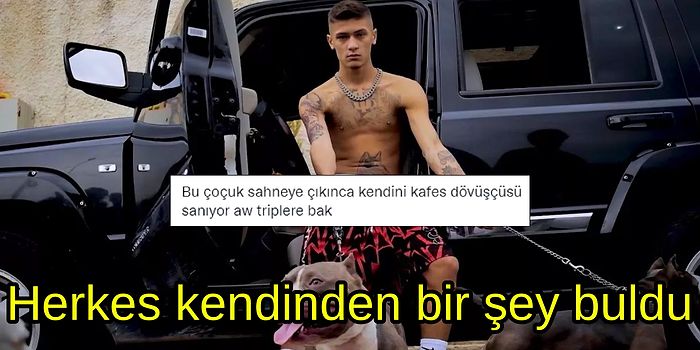 Sahne Pozu Olay Oldu! Kafes Dövüşünden, Meleklere... Rapçi Çakal Goygoycuların Diline Düştü