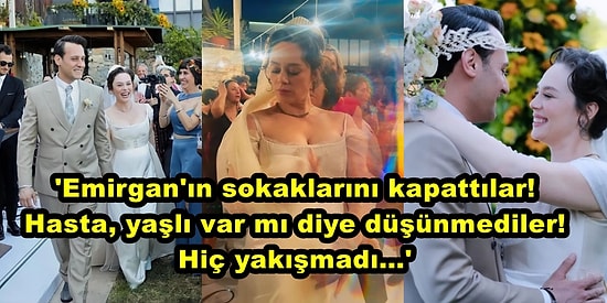 Kızları Mavi İçin Gün Sayan Levent Babataş ve Demet Evgar'ın Bahçe Düğünleri Semt Sakinlerini Kızdırdı