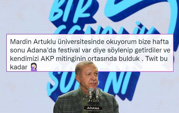 AKP Organizasyonuna Götürülen Öğrenciler 'Festival' Diye Kandırıldıklarını Söylüyor