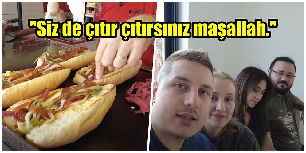 Jahrein ve Ünlü Yayıncı Levo'nun Eşlerine Yemek Yemeye Gittikleri Büfede Yapılan Güpegündüz Taciz Kamerada