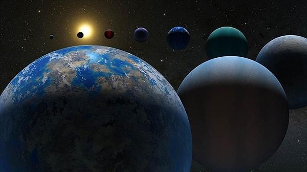 Seçeneklerdeki gezegenlerden hangisi Güneş'e yakınlık sıralamasına göre Dünya'nın önünde bulunur?