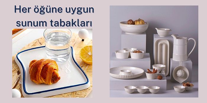 Aldığınız An Kullanmak İçin Can Atacağınız En Güzel Sunum Tabakları