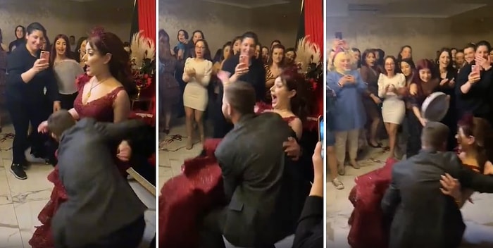 Kına Gecesini Basıp Gelini Kucağına Alıp Götürmek İsterken Belini Doğrultamayan Damadın Zor Anları