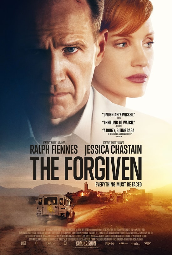Coming Soon! The Drama Thriller Film ‘The Forgiven’ Starring Ralph Fiennes and Jessica Chastain