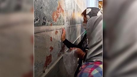 Vahim İddia: Ayasofya'nın Duvarları Hatıra Diye Parçalanıp Götürülüyor