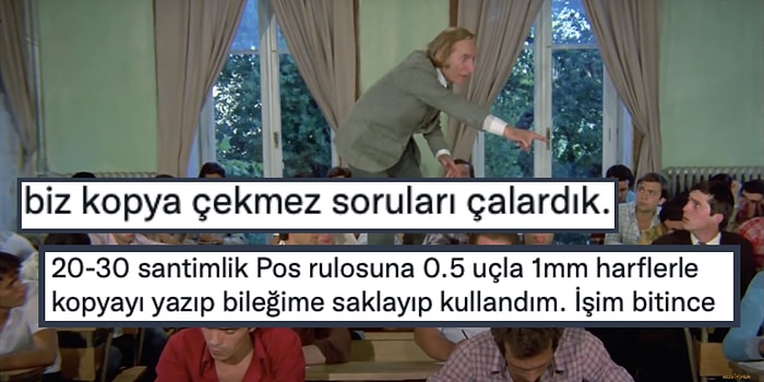 Birbirinden Acayip Kopya Çekme Taktiklerini Anlatarak Külyutmaz Necmi'yi Bile Şoka Uğratacak 18 Kişi