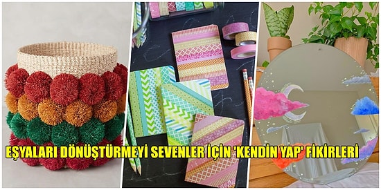 DIY Projesi Sevenler İçin 21 Kolay 'Kendin Yap' Önerisi